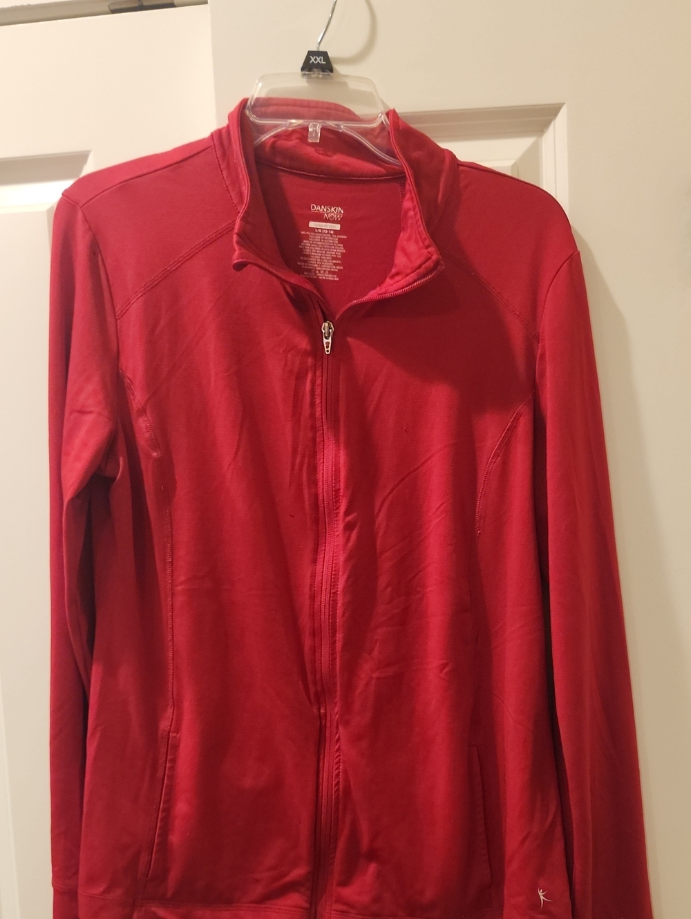 Danskin Red Zip-Up Utility Jacket